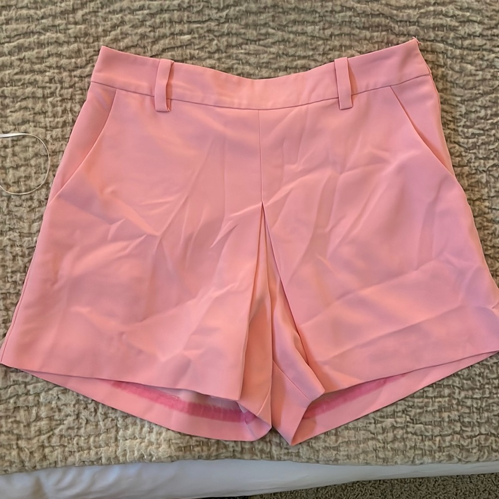 Trina Turk high waist pink shorts size 6 - worn once